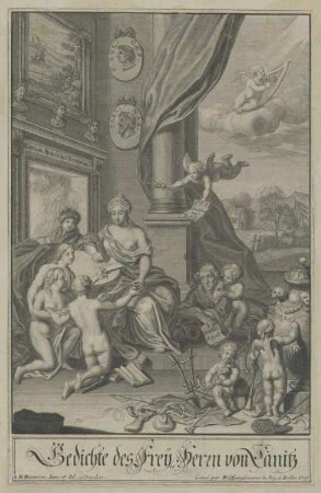 Titelbild mit dem Porträt des Freyherrn von Canitz