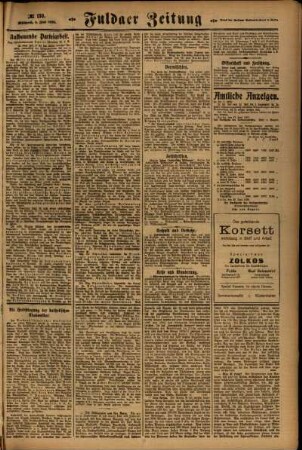 Zweite Ausgabe vom Mittwoch, den 04. Juli 1923.