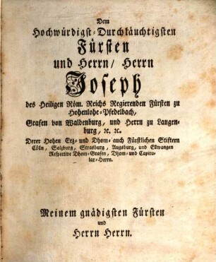 Muster-Stücke der Geistlichen Wohlredenheit von allen Arten : Auf zerschiedenen Kanzeln vorgetragen, und nach vielfältigem Begehren herausgegeben
