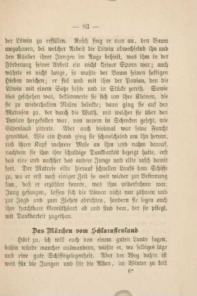 Das Märchen vom Schlaraffenland.