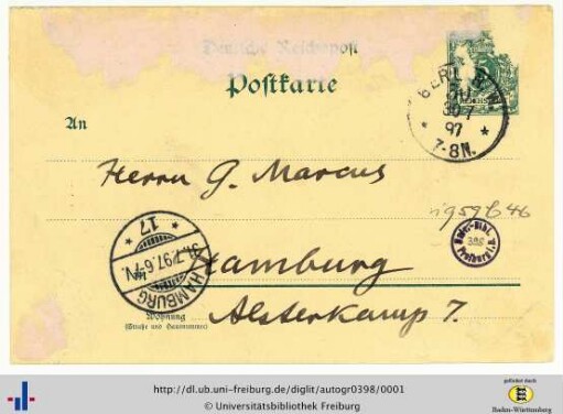 Autogr. Nr. 398
