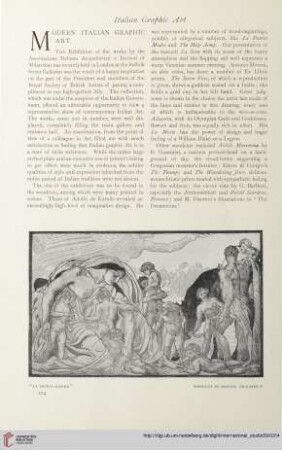Modern italian graphic art