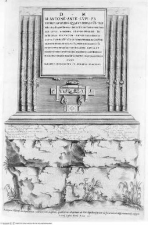 Speculum Romanae Magnificentiae, Rom, Via Appia, Grabmal