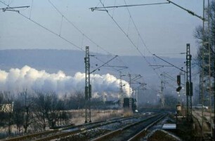 Königshofen Lok 023 019 Ausfahrt N Lauda-HN Einfahrsignal