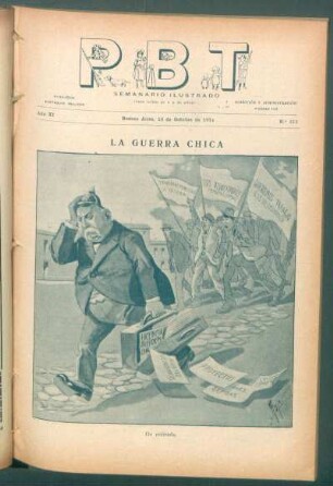 La guerra chica - [Caricatura]