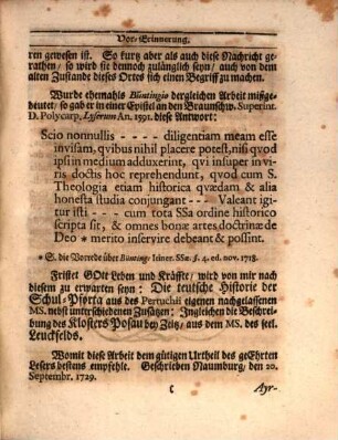 Historische Beschreibung Des alten Benedictiner-Klosters zu Oldisleben an der Unstrut : Worinnen von dessen Stiffterin, der Gräfin Adelheid, auch dessen Voigten, Gütern und Pröbsten gehandelt, Und als in einem Anhange zugleich Nachricht von dem ehemaligen Cistercienßer-Kloster Sittenbach Wie auch dem Nonnen-Kloster Scheiplitz gegeben wird, aus behörigen Scribenten und Urkunden gezogen, nebst beygefügten Anmerckungen und Kupfern, Wie dieselbe zur Fortsetzung der Thüringischen Kirchen- und Kloster-Antiquitäten abermahl ausfertiget