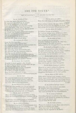 Ode for youth