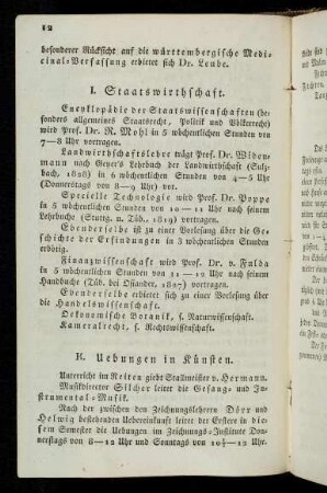 12-13, K. Uebungen in Künsten
