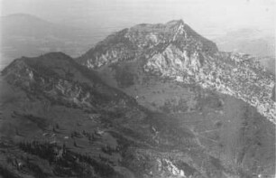 Breitenstein : Blick vom Wendelstein (1838 m) auf den Breitenstein (1622 m)
