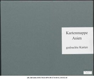 Vorderindien, Geological Survey of India : 1871-1885 : Kartensammlung