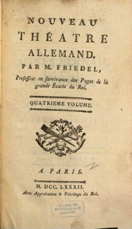 Nouveau Théâtre Allemand, 4