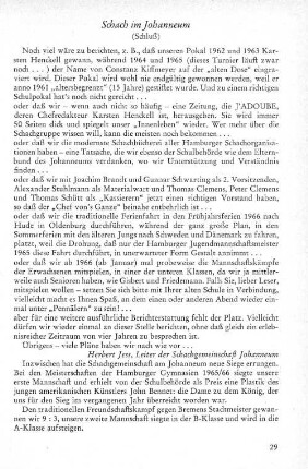 Schach am Johanneum