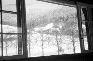 Glotterbad: Sanatorium; Ausblick zum Ärztehaus