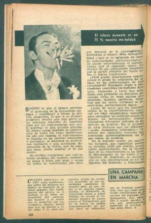 Influencia en la circulación de la sangre : El tabaco aumenta en un 75% nuestra mortalidad