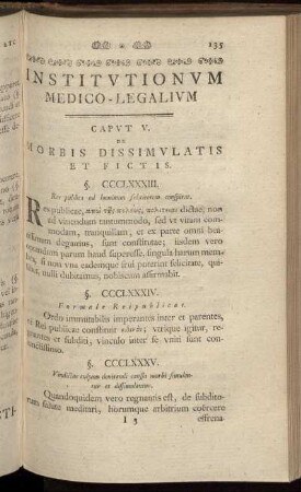 Caput V. De Morbis Dissimulatis Et Fictis.