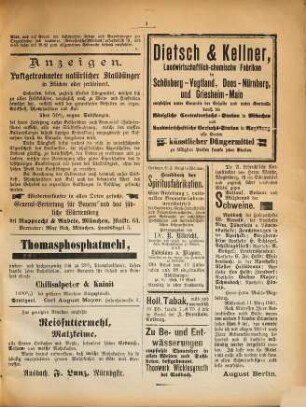 Der Landwirt : praktische Mitteilungen aus dem Gesamtgebiet der Landwirtschaft. 1892