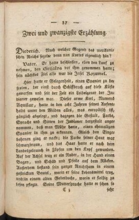 Zwei und zwanzigste Erzählung