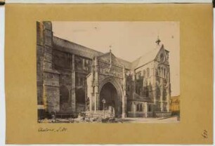 Kathedrale, Sens. Kathedrale, Chalons-en-Champagne: Ansicht (aus: Skizzen- und Fotoalbum 10)