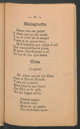Elisa : (Valse)