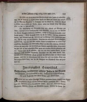 Zwanzigstes Hauptstück