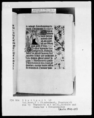Stundenbuch — Kreuzabnahme, Folio 19recto