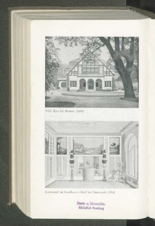 Gartensaal im Landhaus v. Heyl bei Darmstadt (1904)