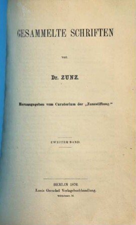 Gesammelte Schriften, 2