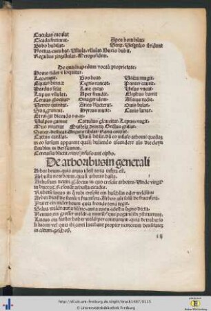 De arboribus et herbis