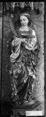 Reute Katholische Pfarrkirche Sankt Felix und Regula Plastik der Heiligen Regula (um 1520)