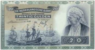 Geldschein, 20 Gulden, 19.3.1941