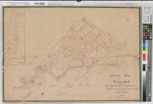 Recklinghausen (Recklinghausen), Teilung der Hochlarer Mark, Übersichtskarte