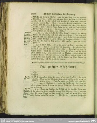 Die zwölfte Abtheilung