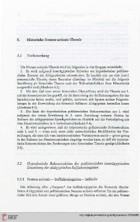 5. Historische Nomen-actionis-Theorie