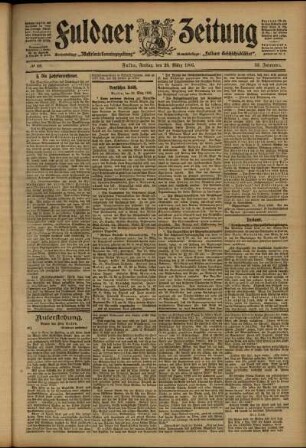 Ausgabe vom Freitag, den 23. März 1906.