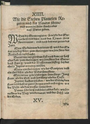 XV. Wie lang die Nacht der Mon scheinet/ zu erfaren.