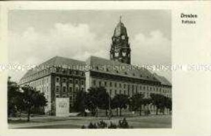 Das neue Rathaus in Dresden