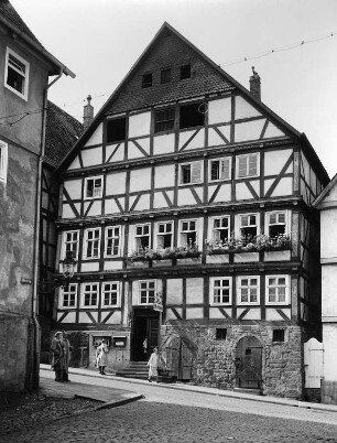 Bad Wildungen, Lindenstraße 9. Städtisches Heimatmuseum (1682; J. C. Zimmermann). Straßenansicht