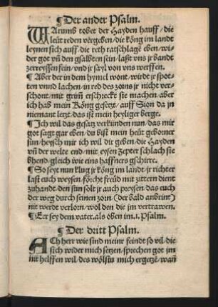 Der ander Psalm. ||