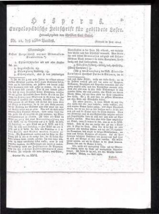 Kopie aus Hesperus Enzyklopädische Zeitschrift
