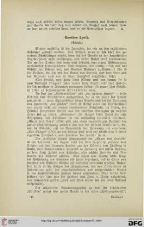 Goethes Lyrik, [3]