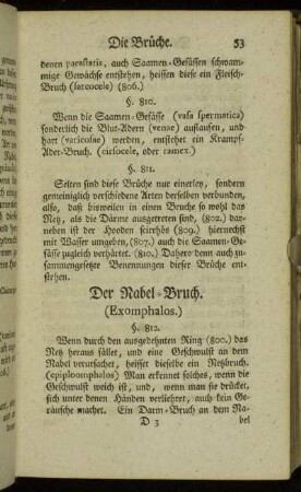 Der Nabel-Bruch. (Exomphalos.)