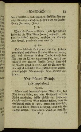 Der Nabel-Bruch. (Exomphalos.)