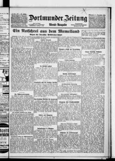 Dortmunder Zeitung. 1874-1939