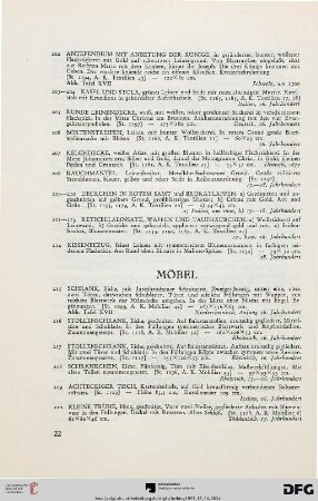 Möbel (Nr. 215-220)