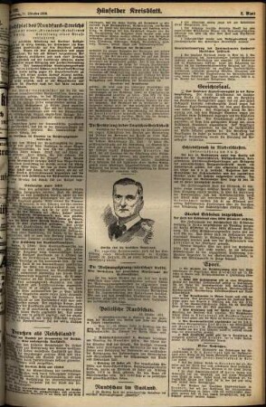 Zweite Ausgabe vom Donnerstag, den 11. Oktober 1928.