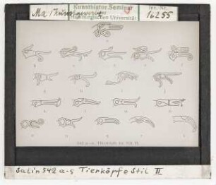 Germanische Tierornamentik: Tierköpfe Stil II