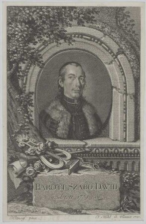 Bildnis des David Baróti Szabó