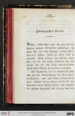 Zwanzigster Brief