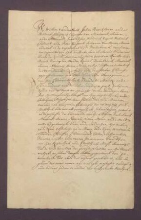 Die Schöffen der Herrschaft Dalenbroich und benachbarter Herrschaften bestätigen, dass Lothar Friedrich Freiherr von Rollingen am 28. Mai 1718 in aller Form von der Herrschaft Dalenbroich Besitz ergriffen hat.