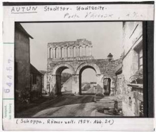 Autun: römisches Stadttor Porte D'Arroux